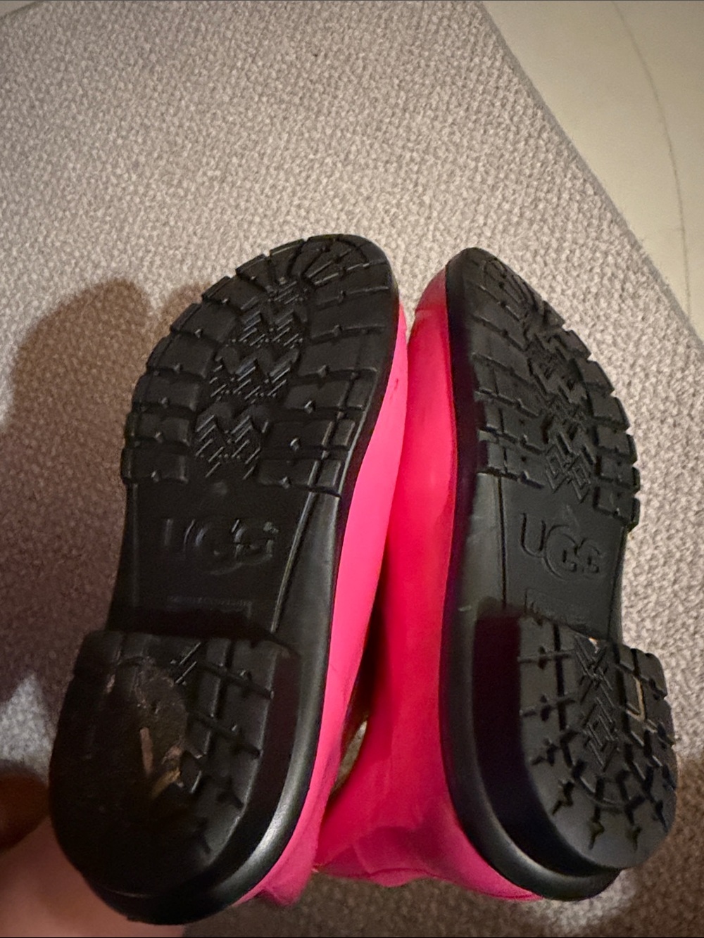 UGG Hot Pink Women's Rain Boots - Picture 4 of 4